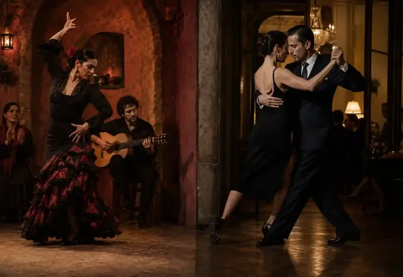 differenza tra tango e tangos flamencos